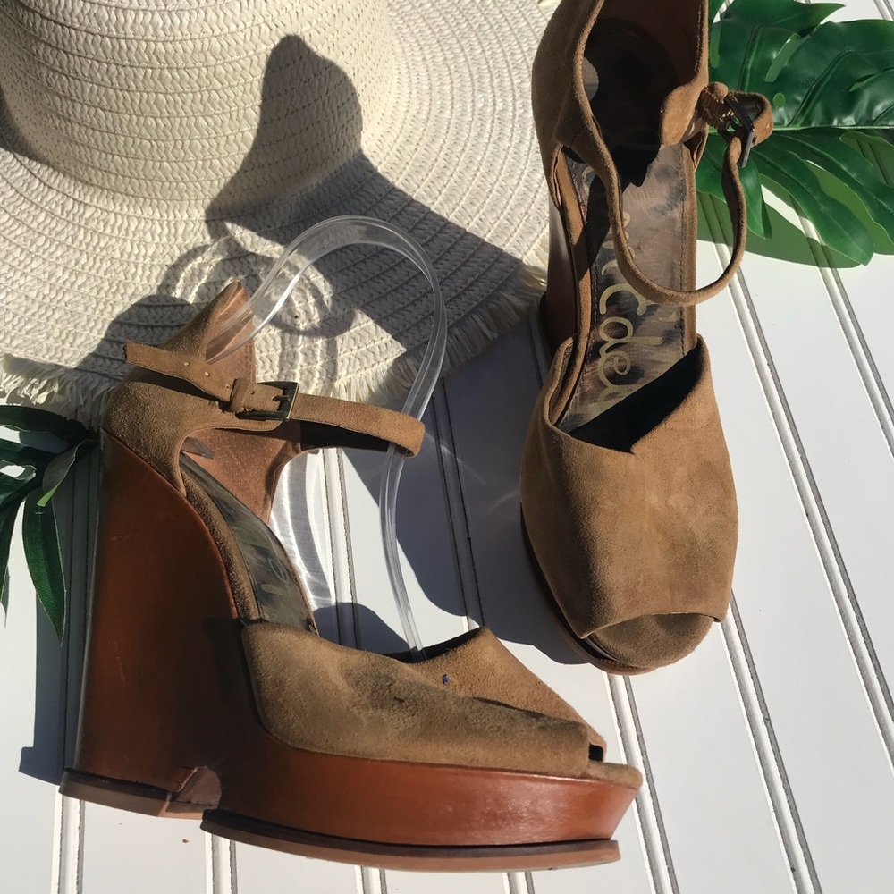 Sam Edelman Javi Platform Peep Toe Heels